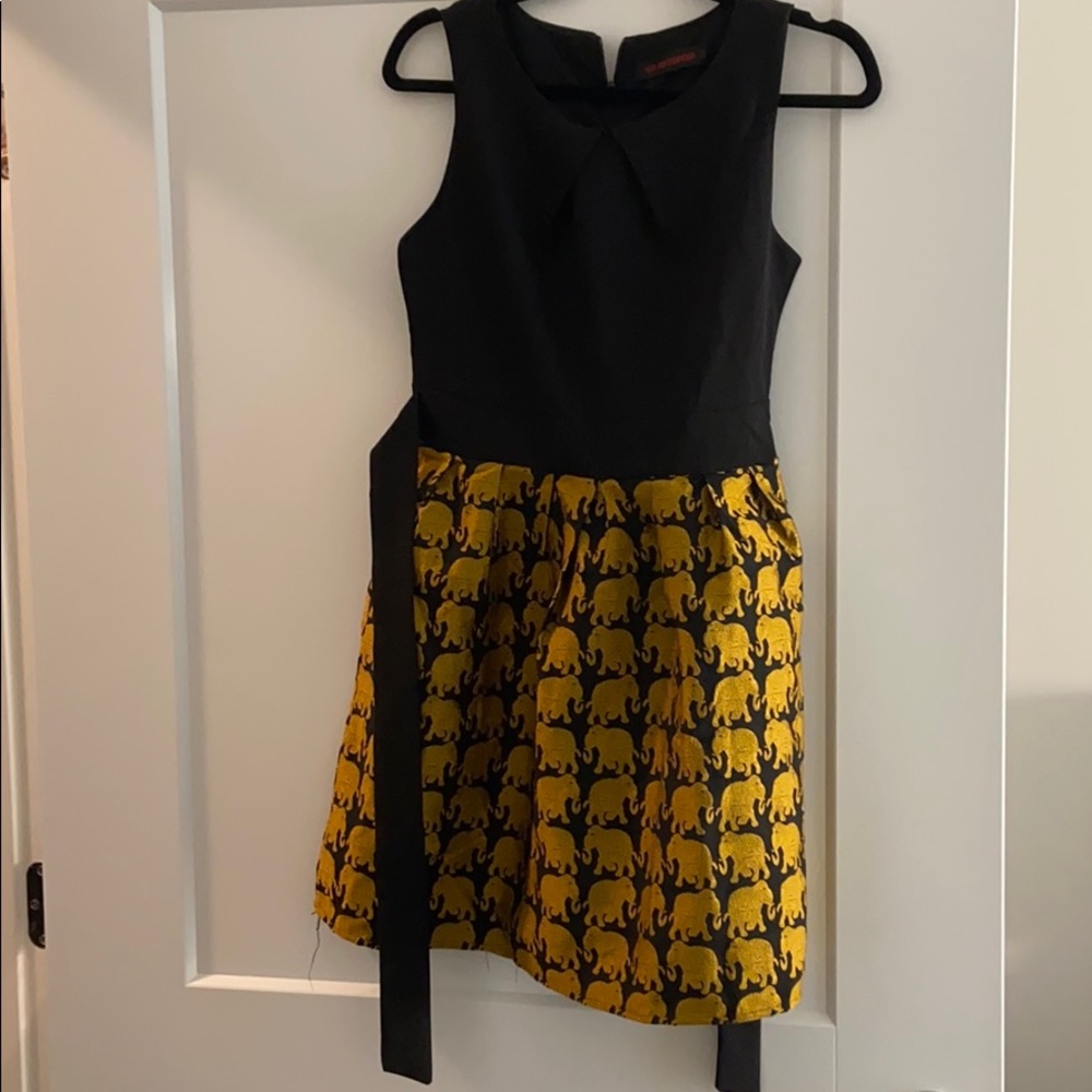 Black and Yellow Dress